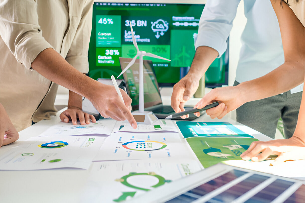 โครงสร้างพื้นฐานน้ำ–สีเขียวเชิงนิเวศและแบบจำลองความเสี่ยงน้ำท่วม–ความร้อนสำหรับวิทยาเขต